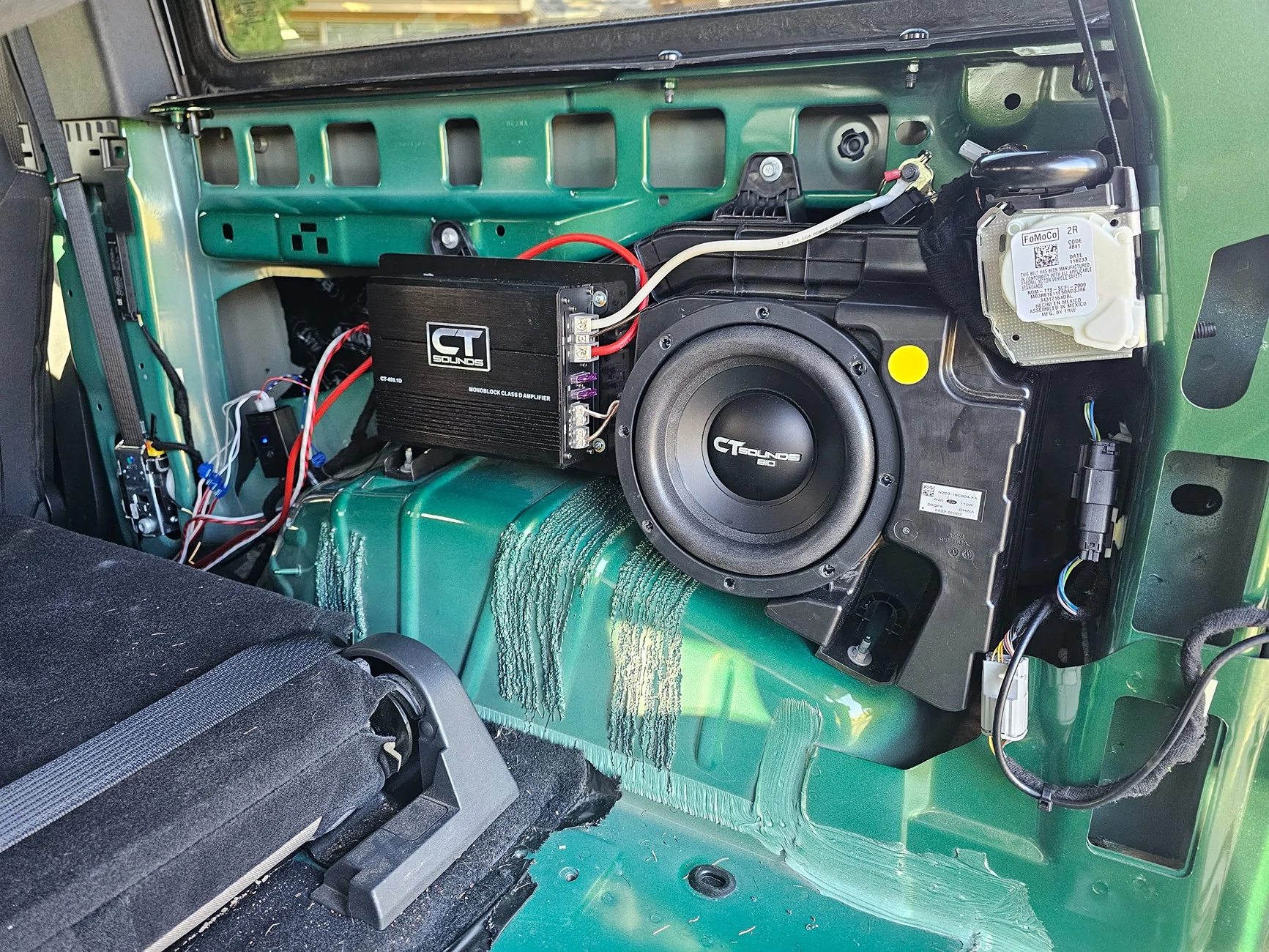 Ford Bronco Bass on a Budget audio upgrade 20260313_173934