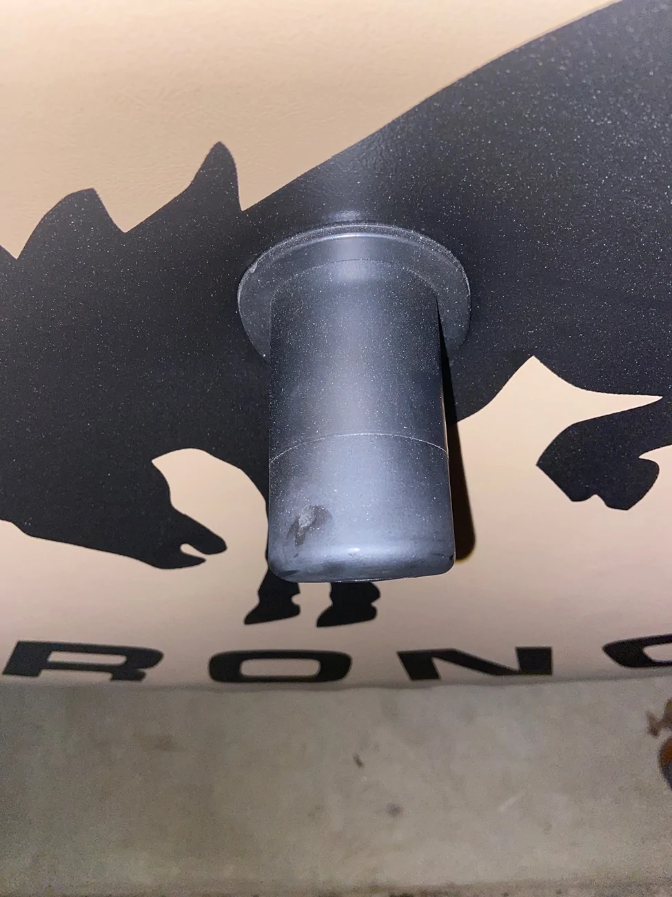 Ford Bronco Rear back up camera housing defect imag