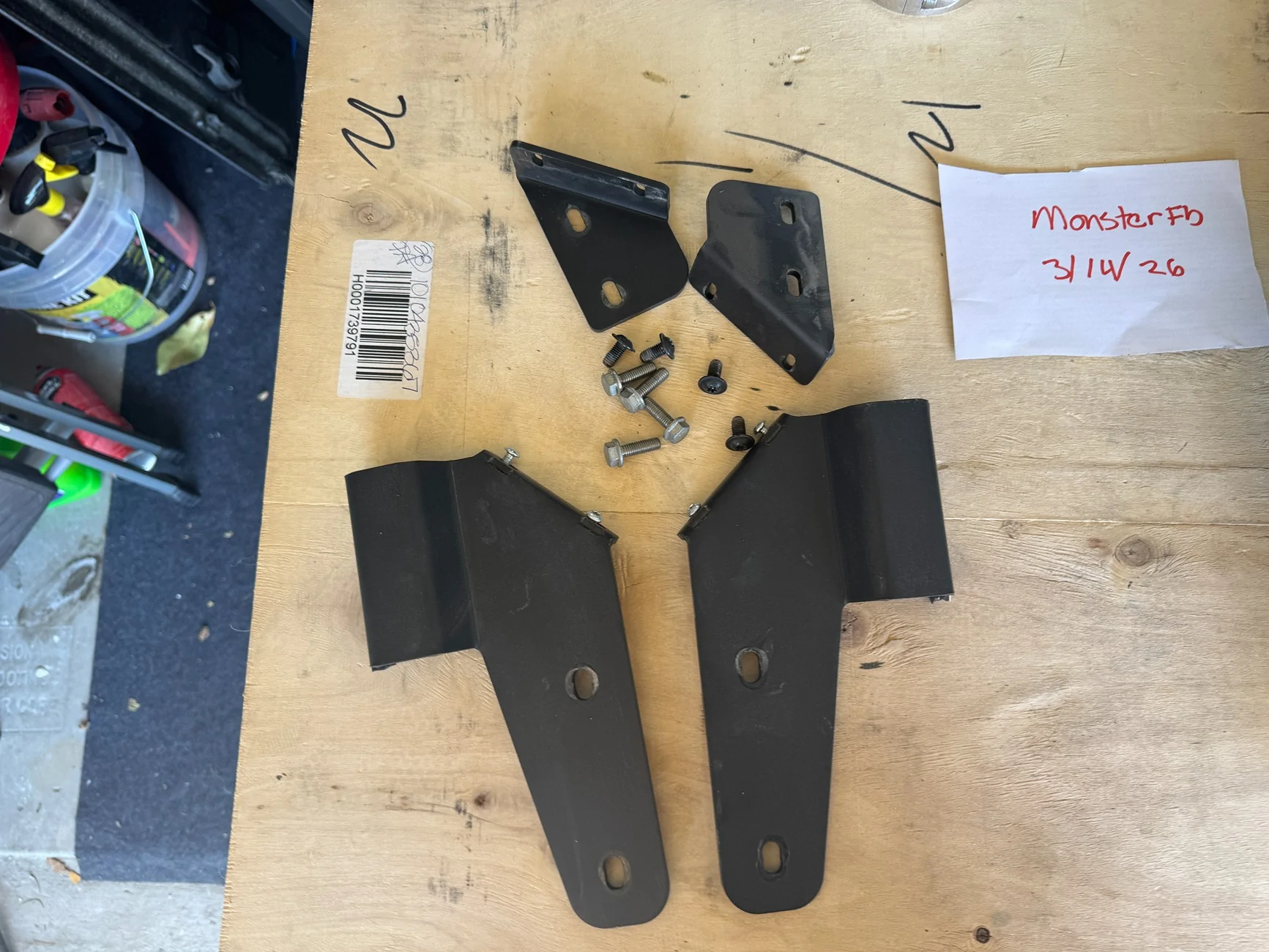 Ford Bronco JCR Hardtop Reinforce brackets - FMI 1.5" rear collars Photo Mar 14 2026, 2 17 35 PM