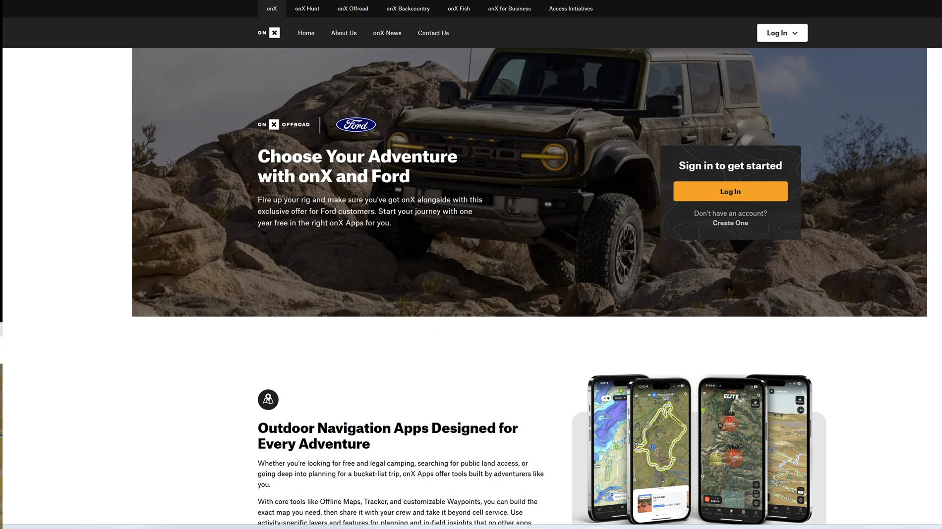 Ford Bronco Free onX Elite membership offer in FordPass app Screen Shot 2026-03-14 at 07.17.04.390 PM