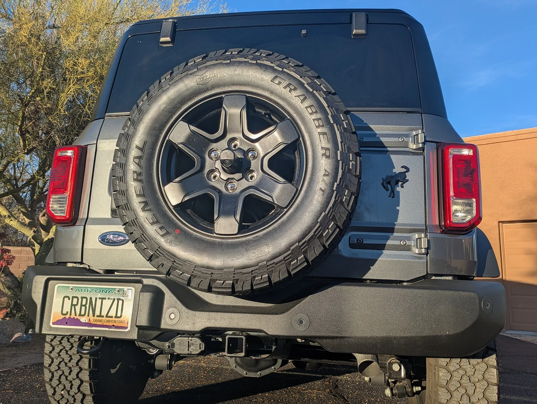 Ford Bronco CARBONIZED GRAY Bronco Club Plate Pic