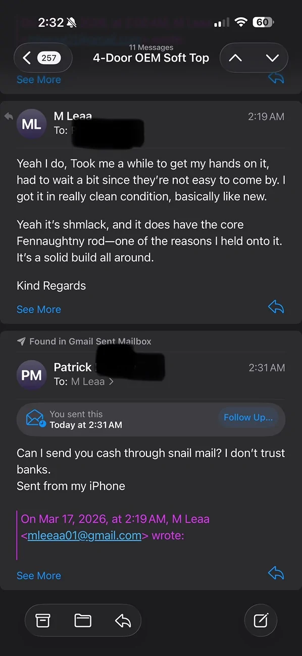 Ford Bronco Scammers are getting out of hand IMG_1881