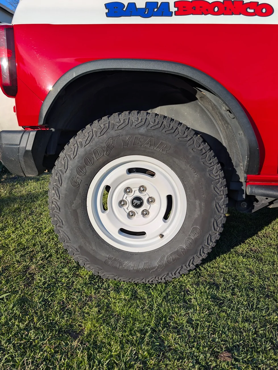 Ford Bronco With my Wildtrak suspension swap, I MAY be able to run 37s. PXL_20260317_230011735