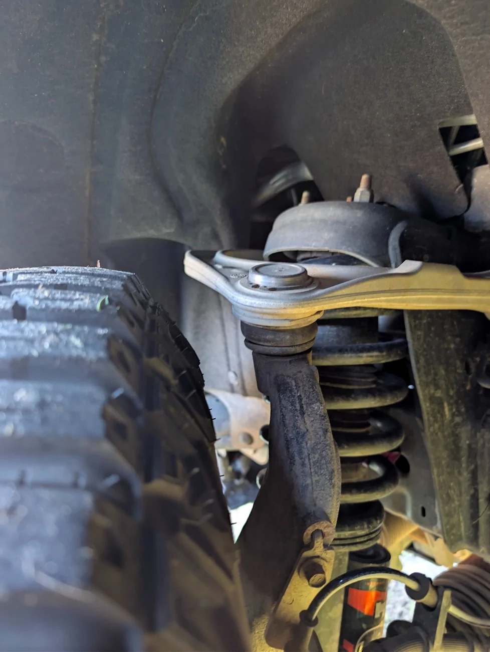 Ford Bronco With my Wildtrak suspension swap, I MAY be able to run 37s. PXL_20260317_230400348