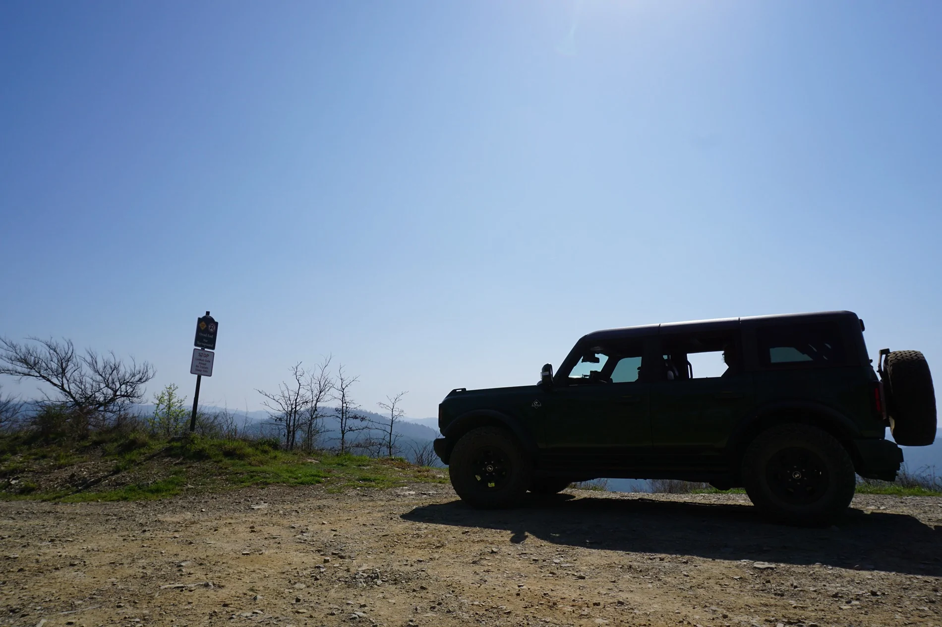 Ford Bronco Trip up Holly Mountain Trail DSC03497