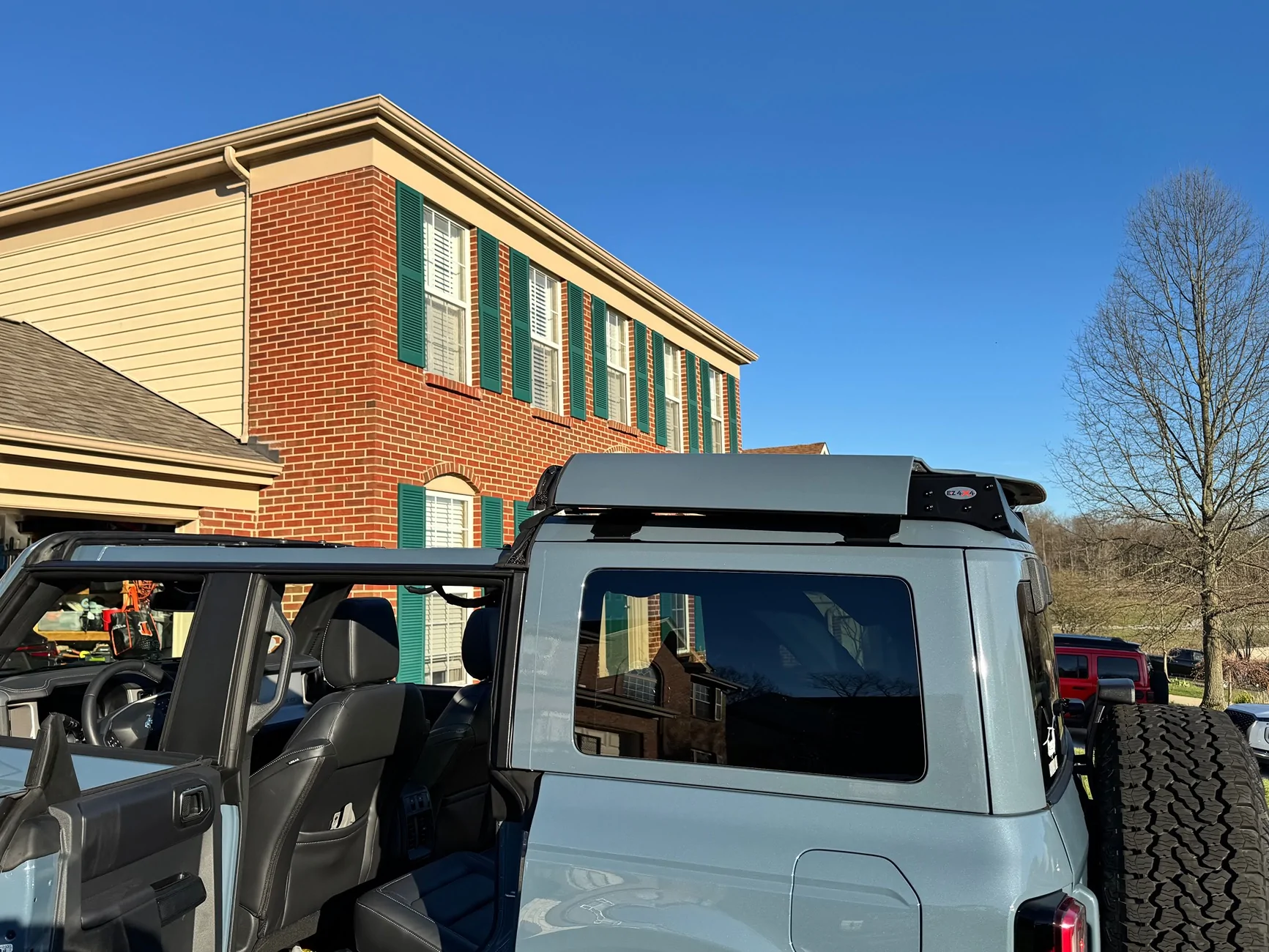 Ford Bronco EZ 4x4 rack installed IMG_4689