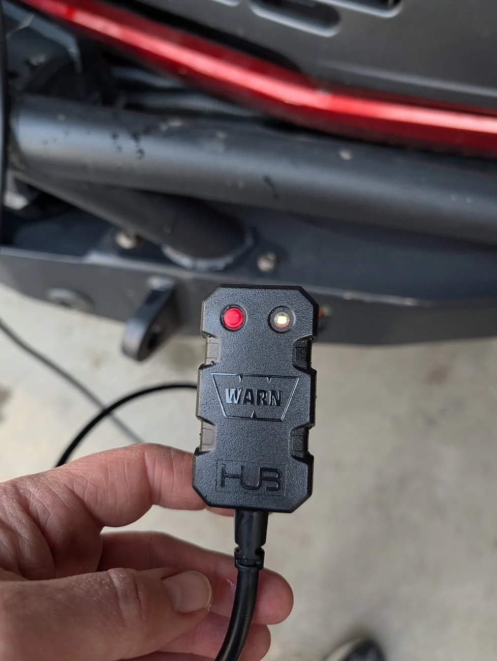 Ford Bronco Warn Wireless Winch Hub Receiver - install questions PXL_20260321_214906678