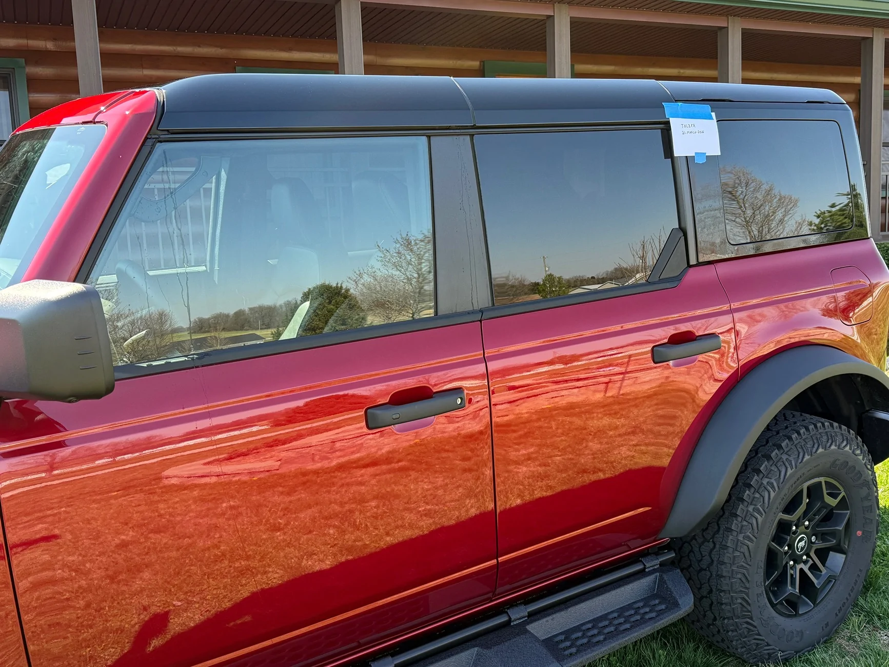 Ford Bronco FS: 2026 OEM Shadow Black Painted (High Gloss) Hardtop – 4DR – Flawless! IMG_9605