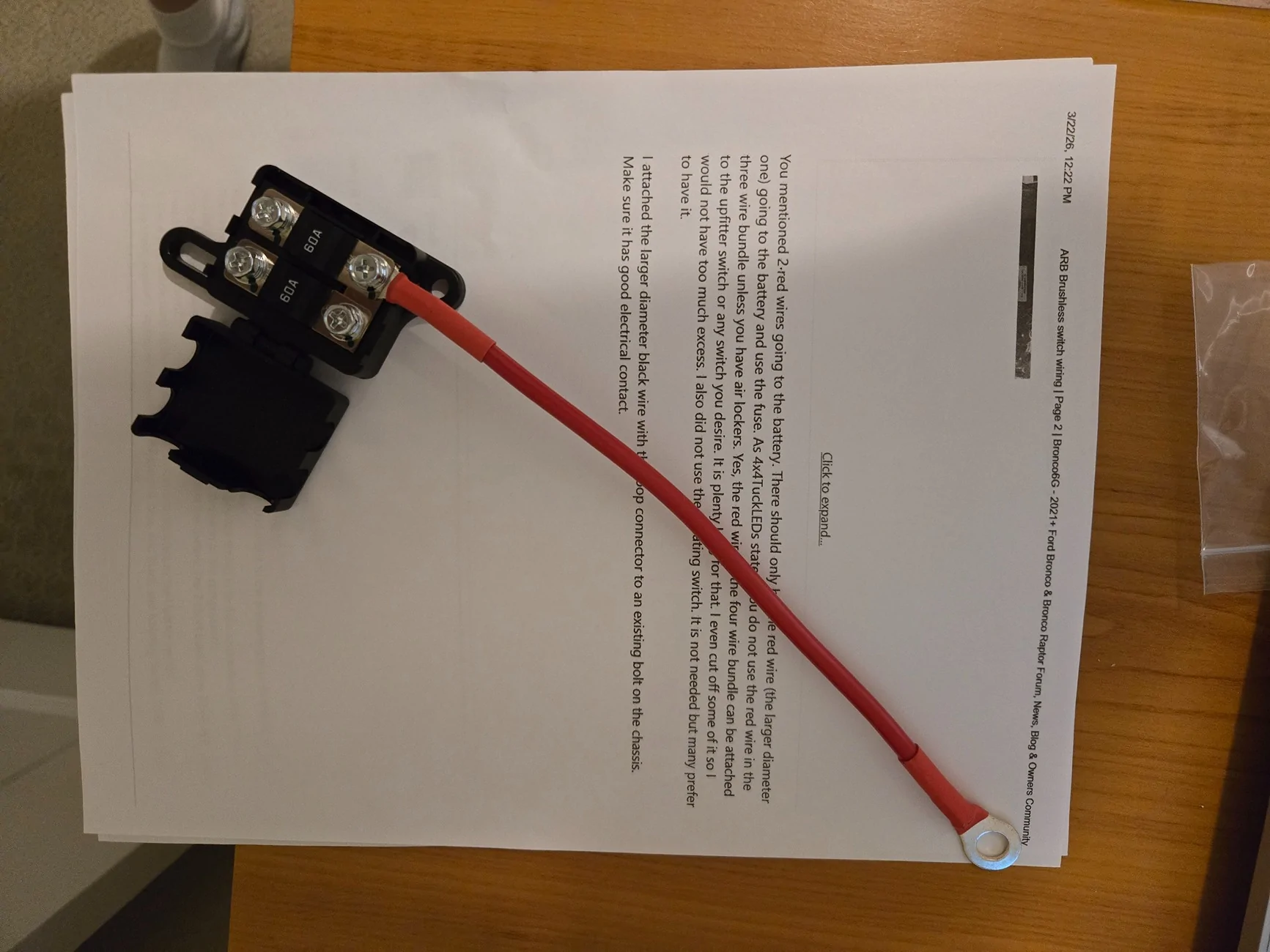 Ford Bronco ARB Brushless switch wiring 20260322_134521