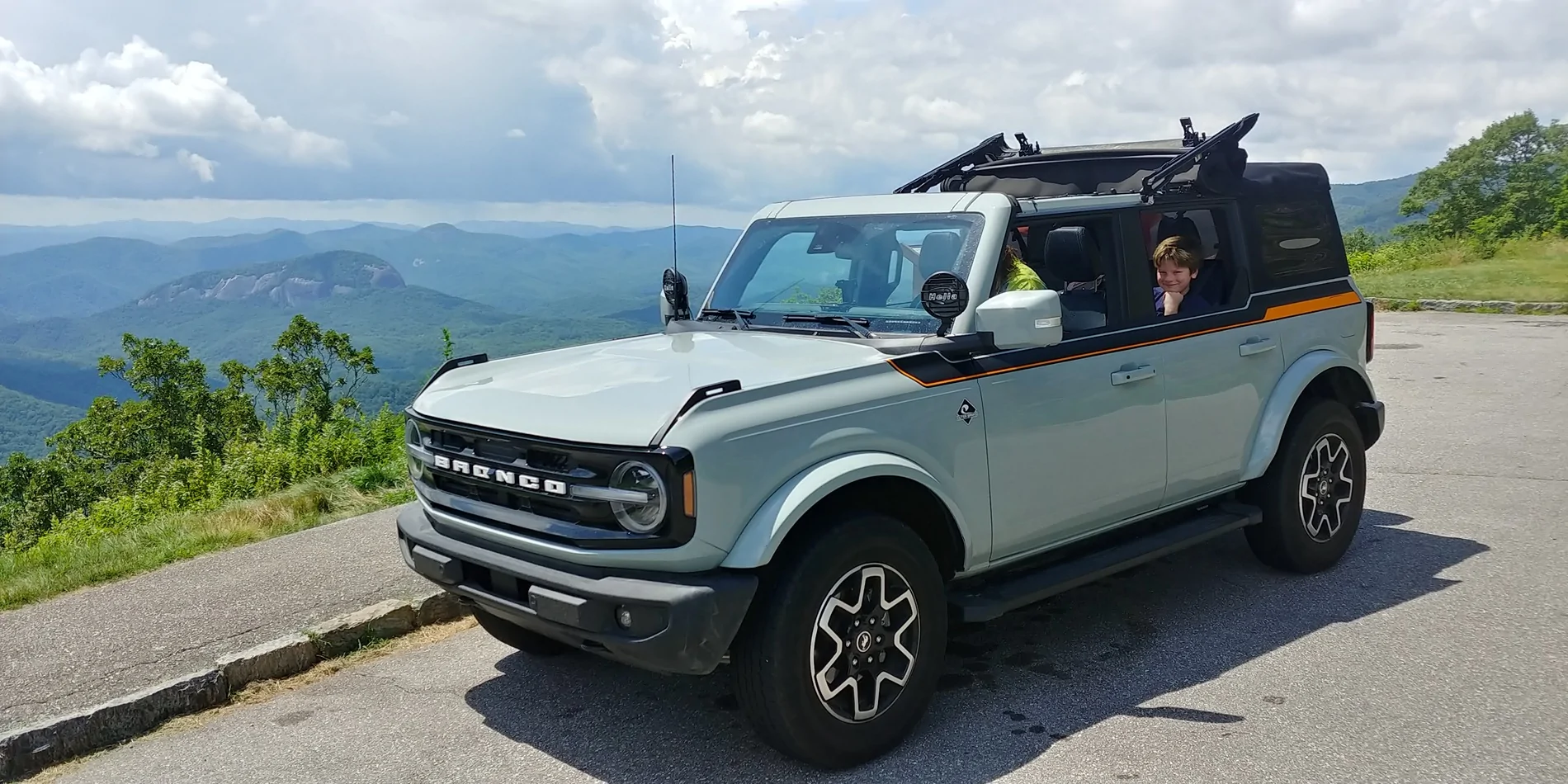 Ford Bronco What’s the best scenery you’ve come across on the trail? Blue Ridge Pkwy - Looking Glass