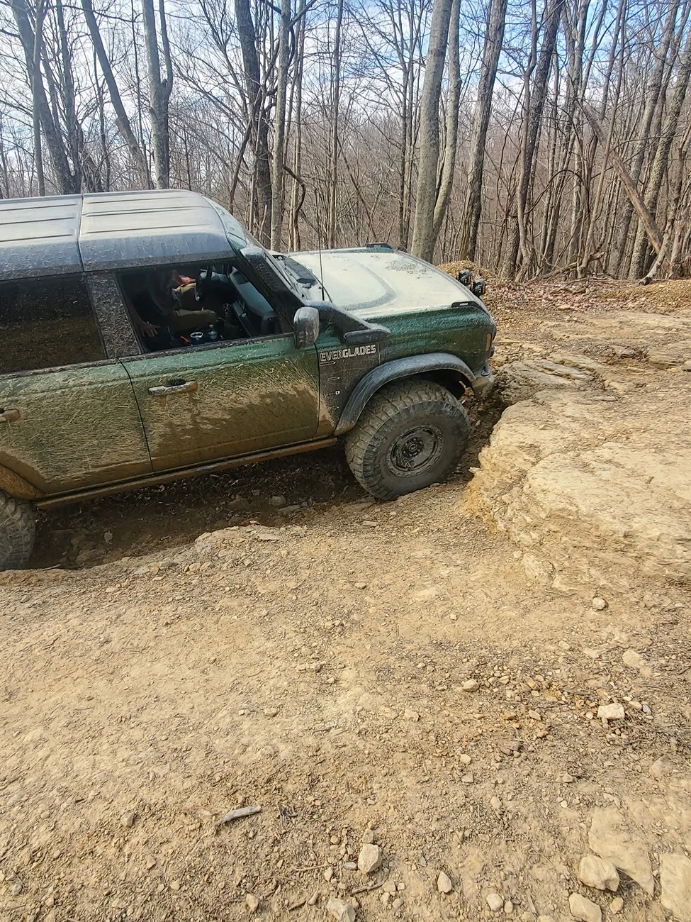 Ford Bronco Flinging into spring run in Windrock 3/21/26 20260321_095612