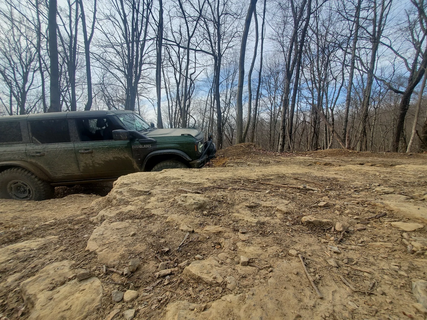 Ford Bronco Flinging into spring run in Windrock 3/21/26 20260321_095635