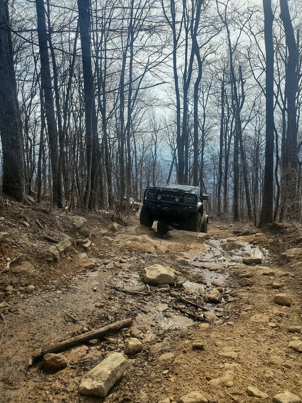 Ford Bronco Flinging into spring run in Windrock 3/21/26 20260321_104025