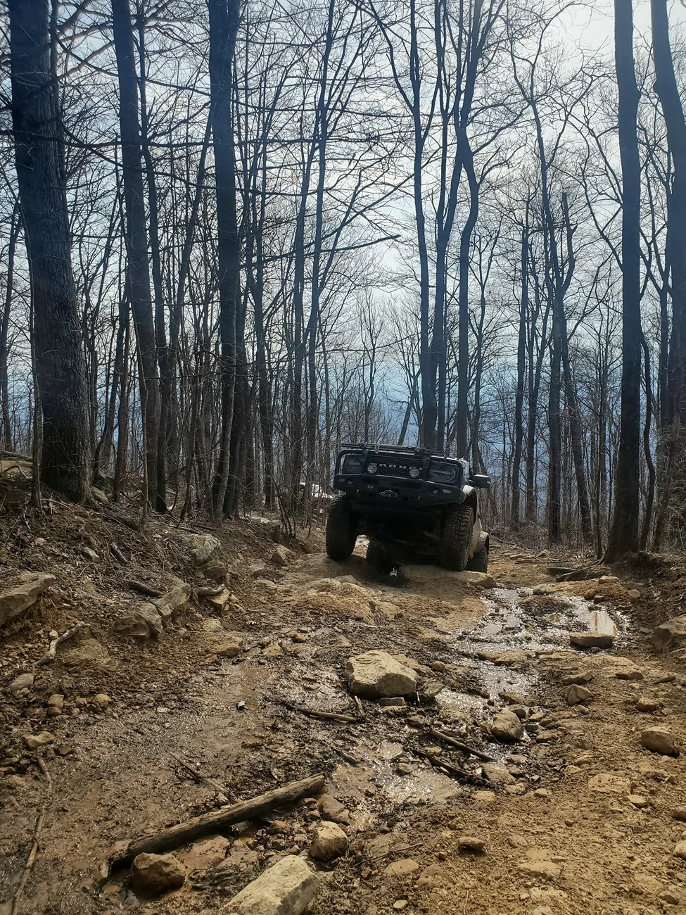 Ford Bronco Flinging into spring run in Windrock 3/21/26 20260321_104029