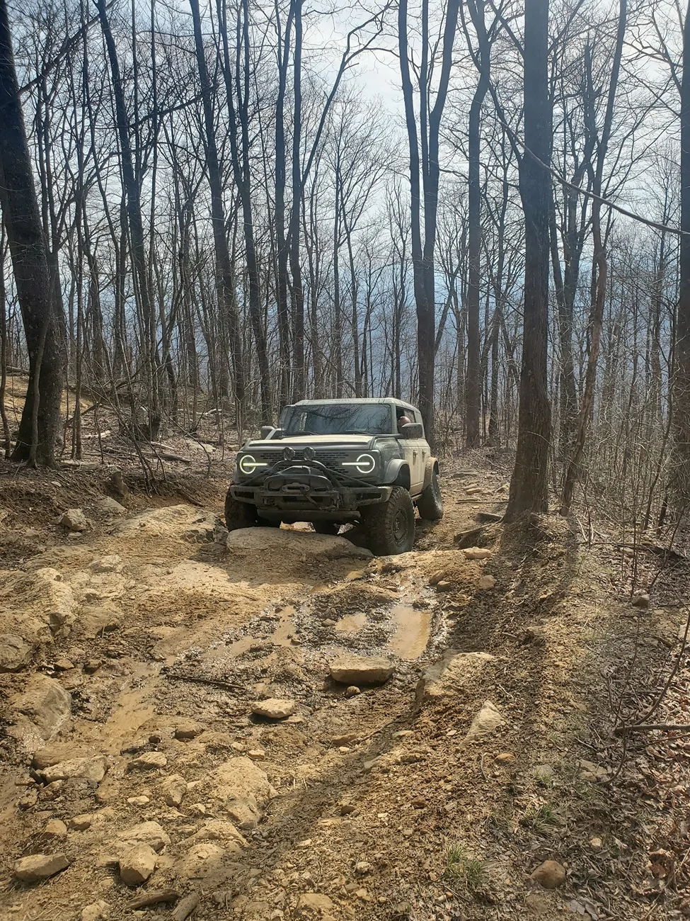 Ford Bronco Flinging into spring run in Windrock 3/21/26 20260321_104223