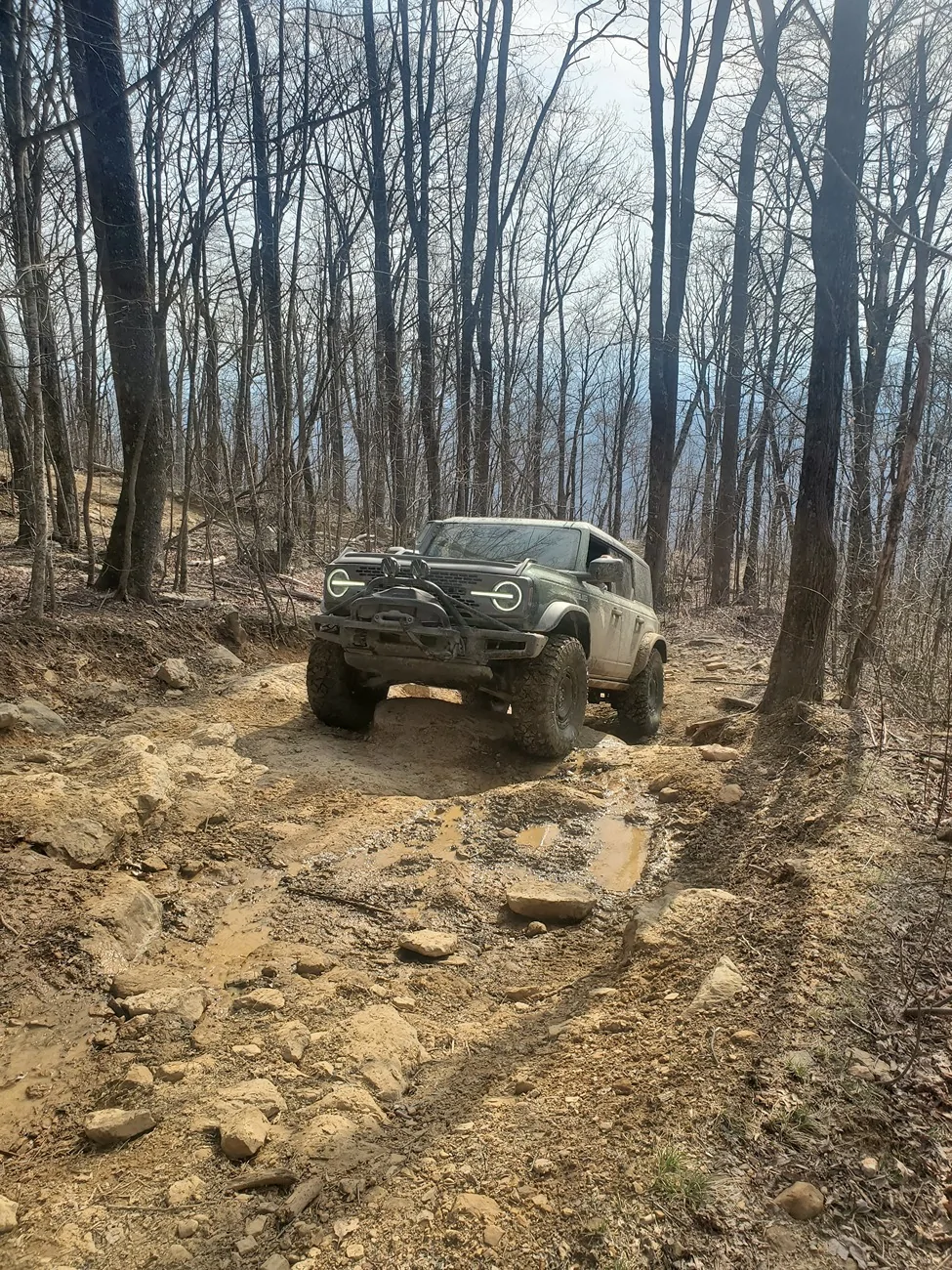 Ford Bronco Flinging into spring run in Windrock 3/21/26 20260321_104226