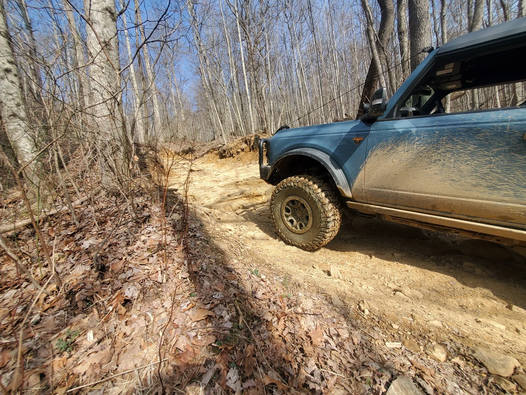Ford Bronco Flinging into spring run in Windrock 3/21/26 20260321_104948