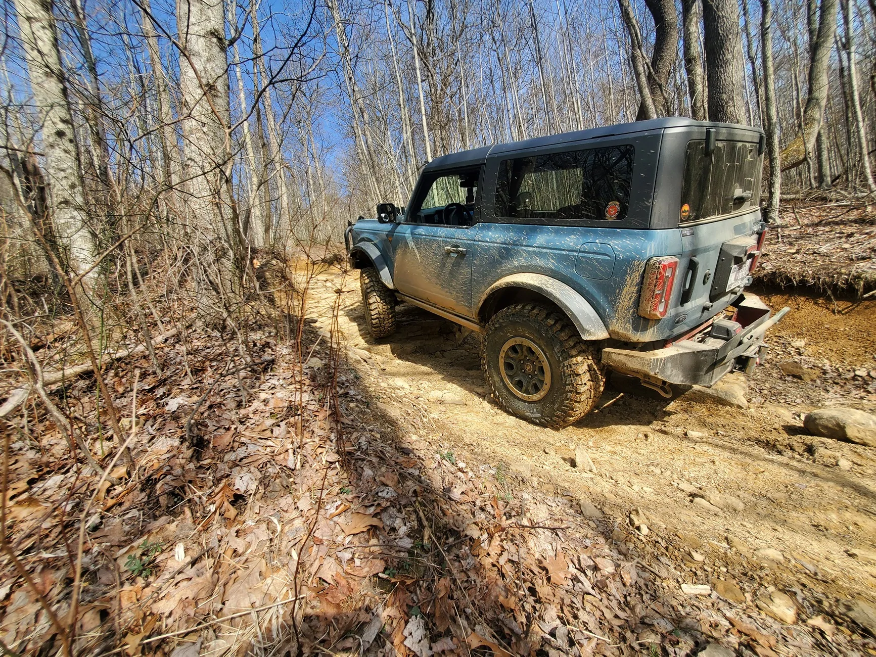 Ford Bronco Flinging into spring run in Windrock 3/21/26 20260321_104956