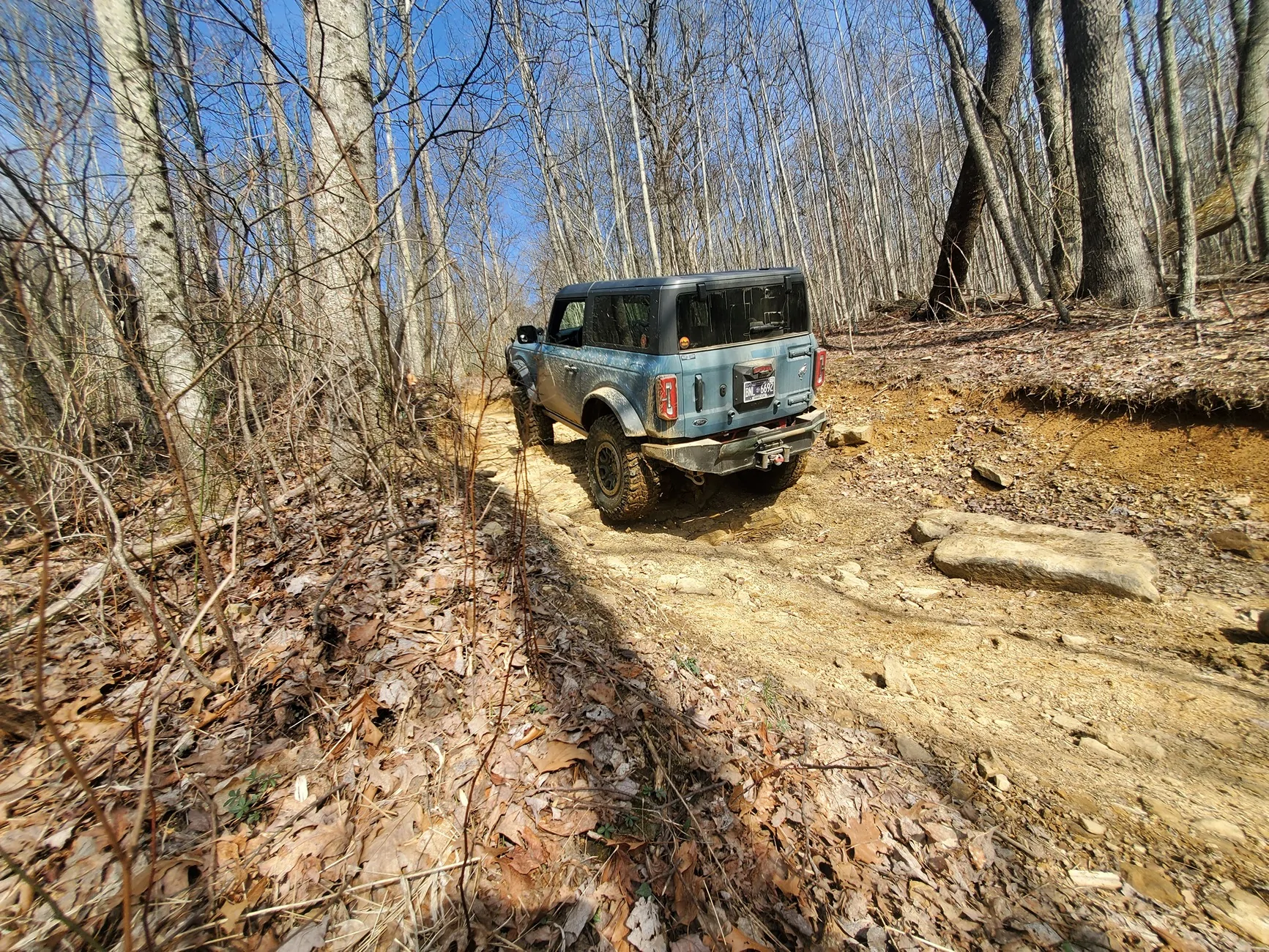 Ford Bronco Flinging into spring run in Windrock 3/21/26 20260321_105011