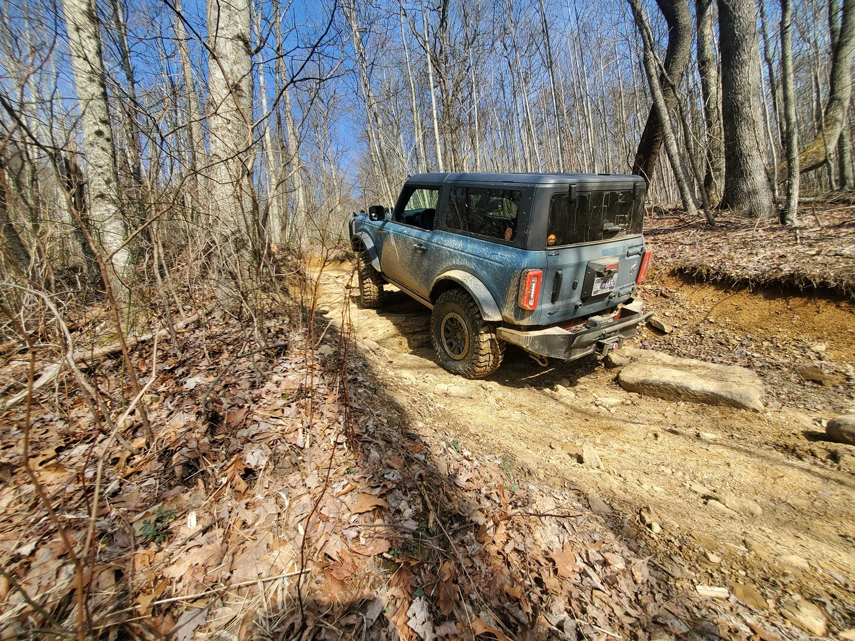 Ford Bronco Flinging into spring run in Windrock 3/21/26 20260321_105020
