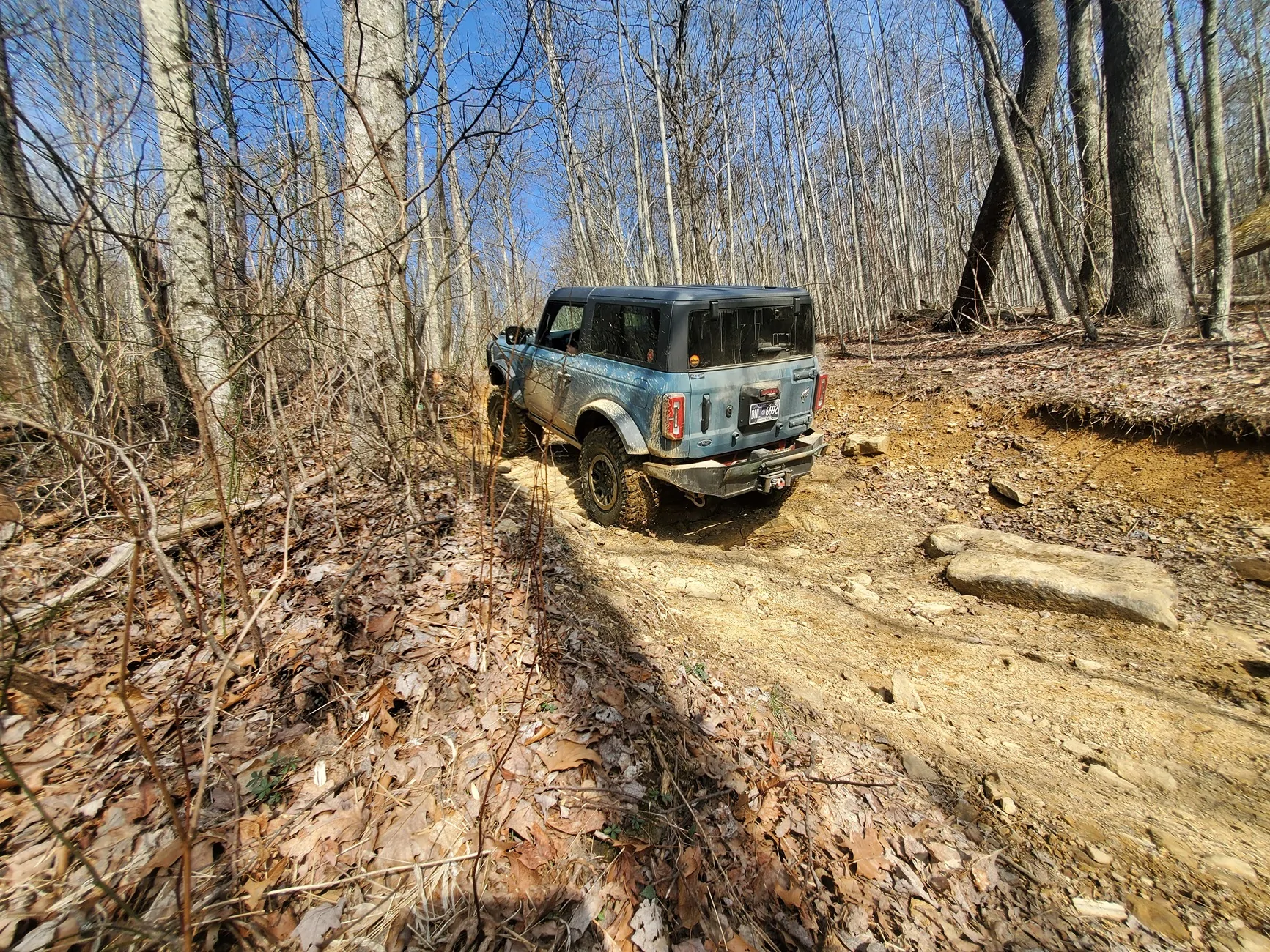 Ford Bronco Flinging into spring run in Windrock 3/21/26 20260321_105030