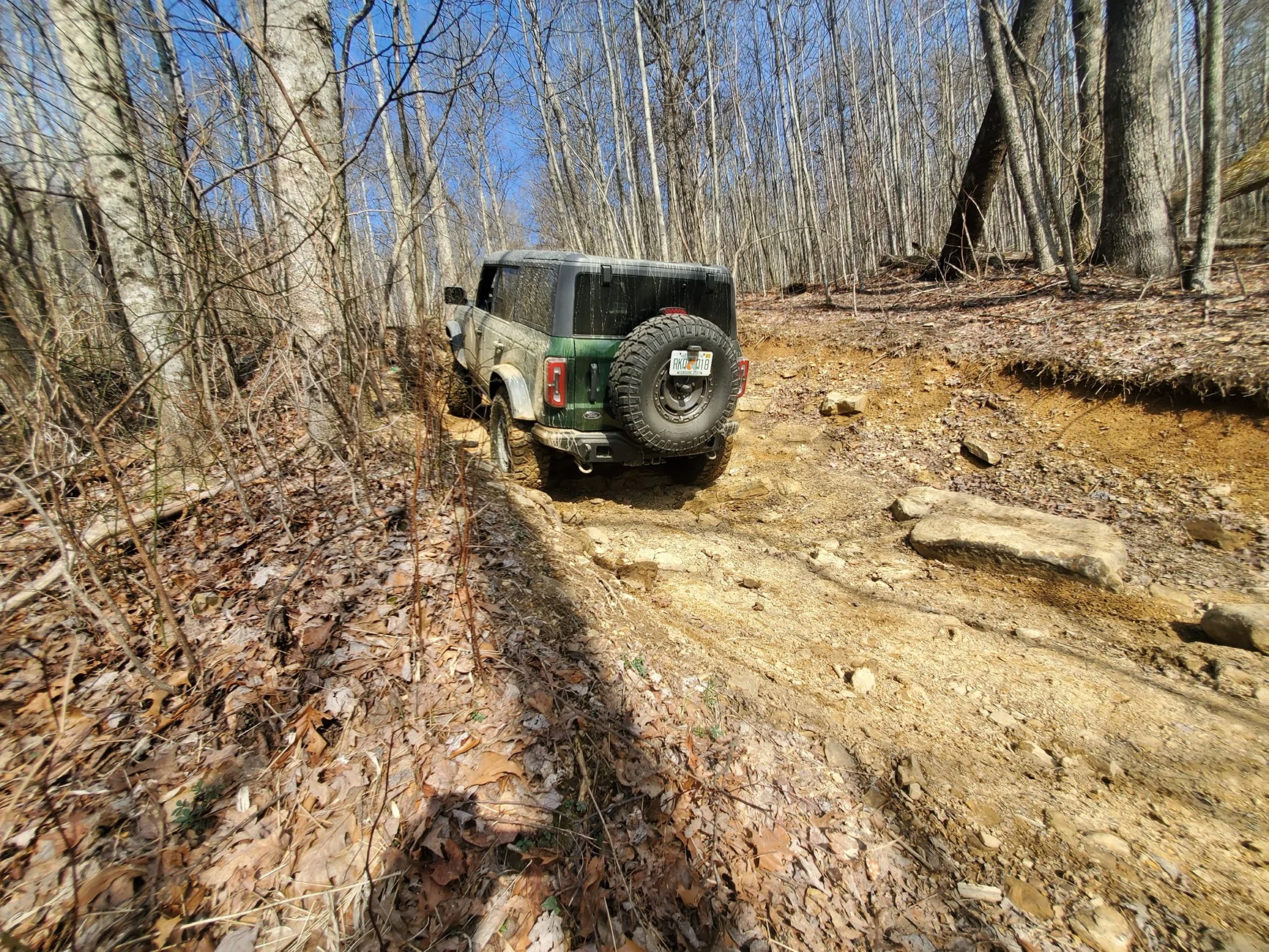 Ford Bronco Flinging into spring run in Windrock 3/21/26 20260321_105143
