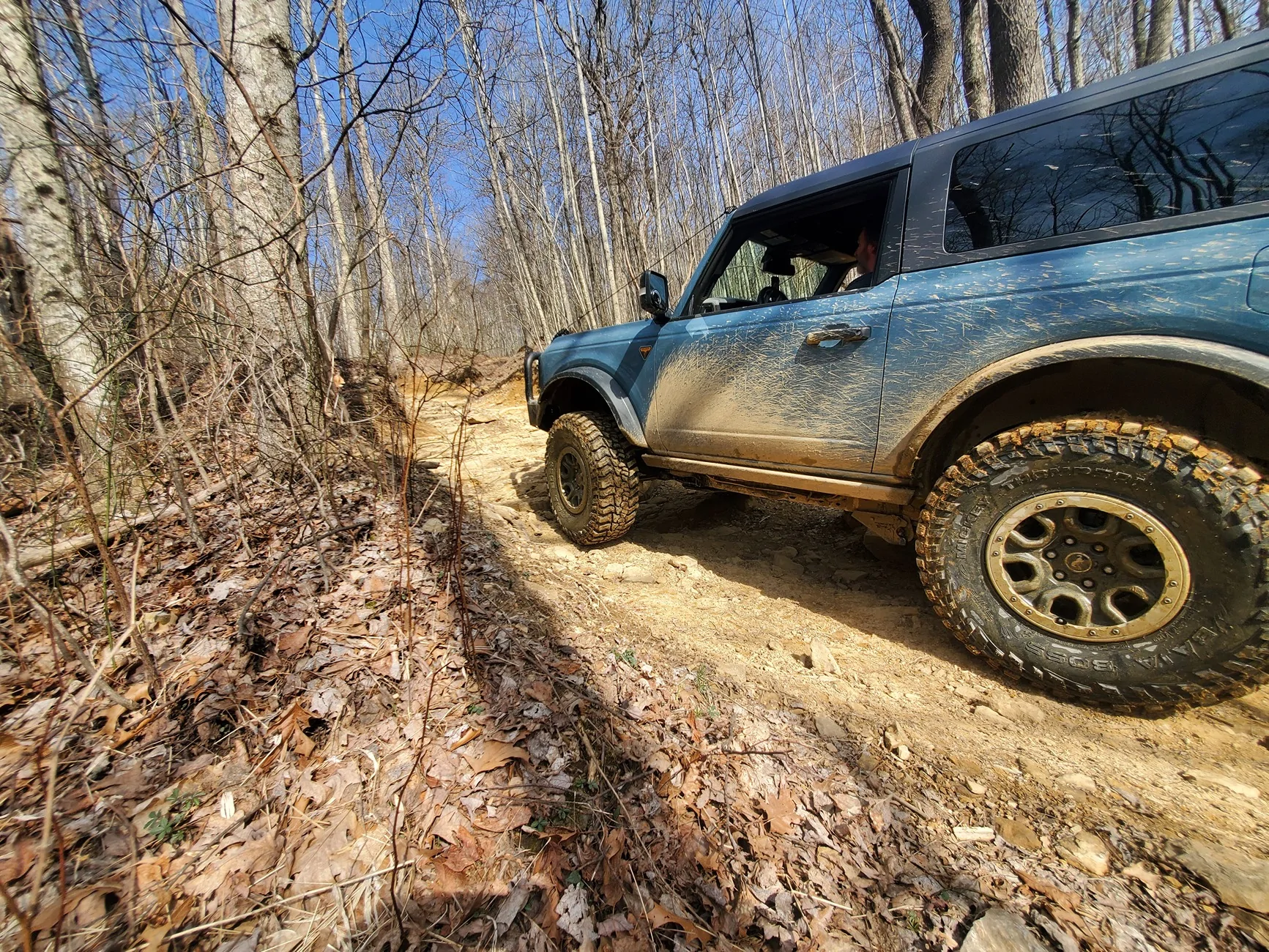 Ford Bronco Flinging into spring run in Windrock 3/21/26 20260321_104952
