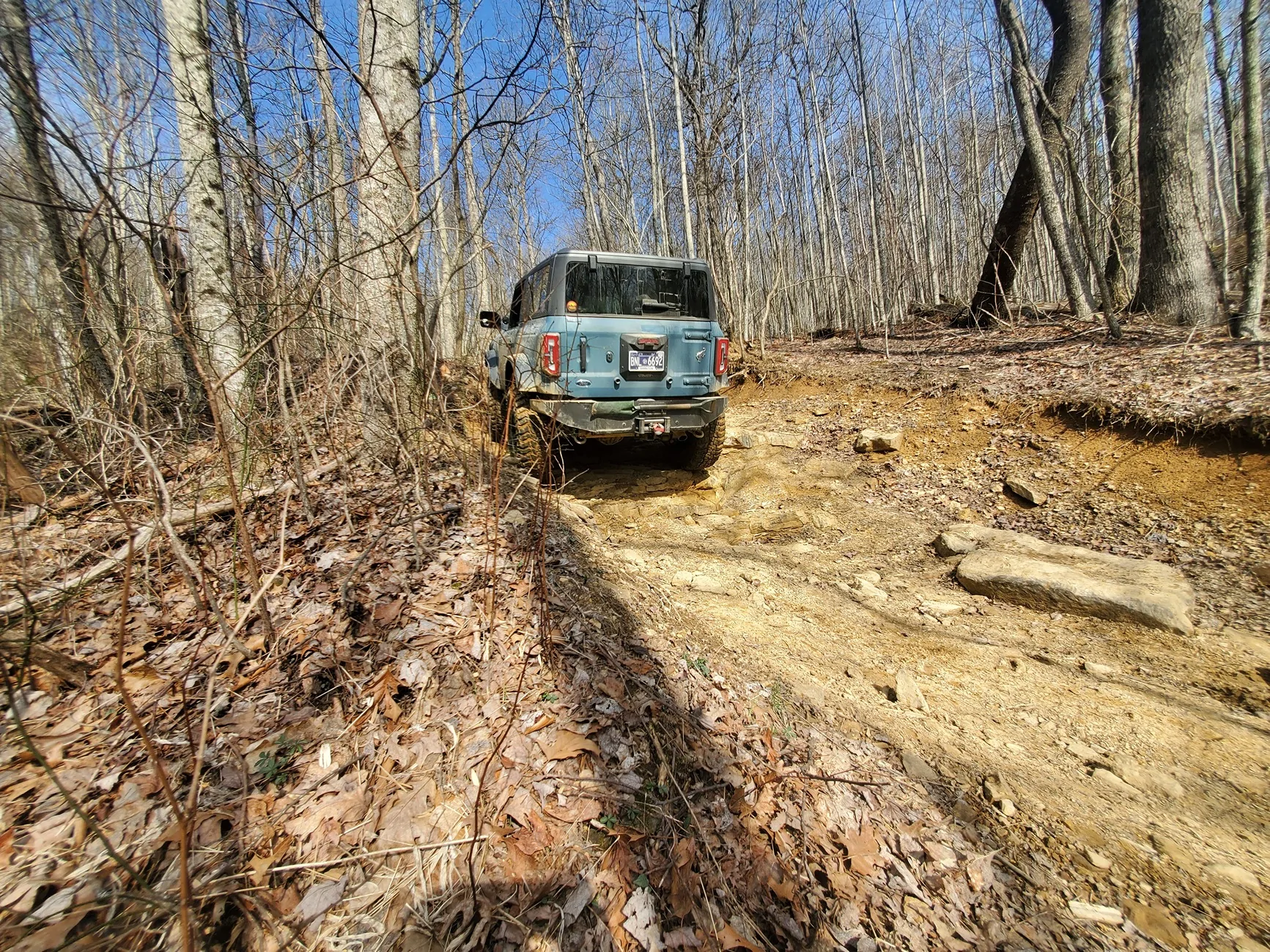 Ford Bronco Flinging into spring run in Windrock 3/21/26 20260321_105038