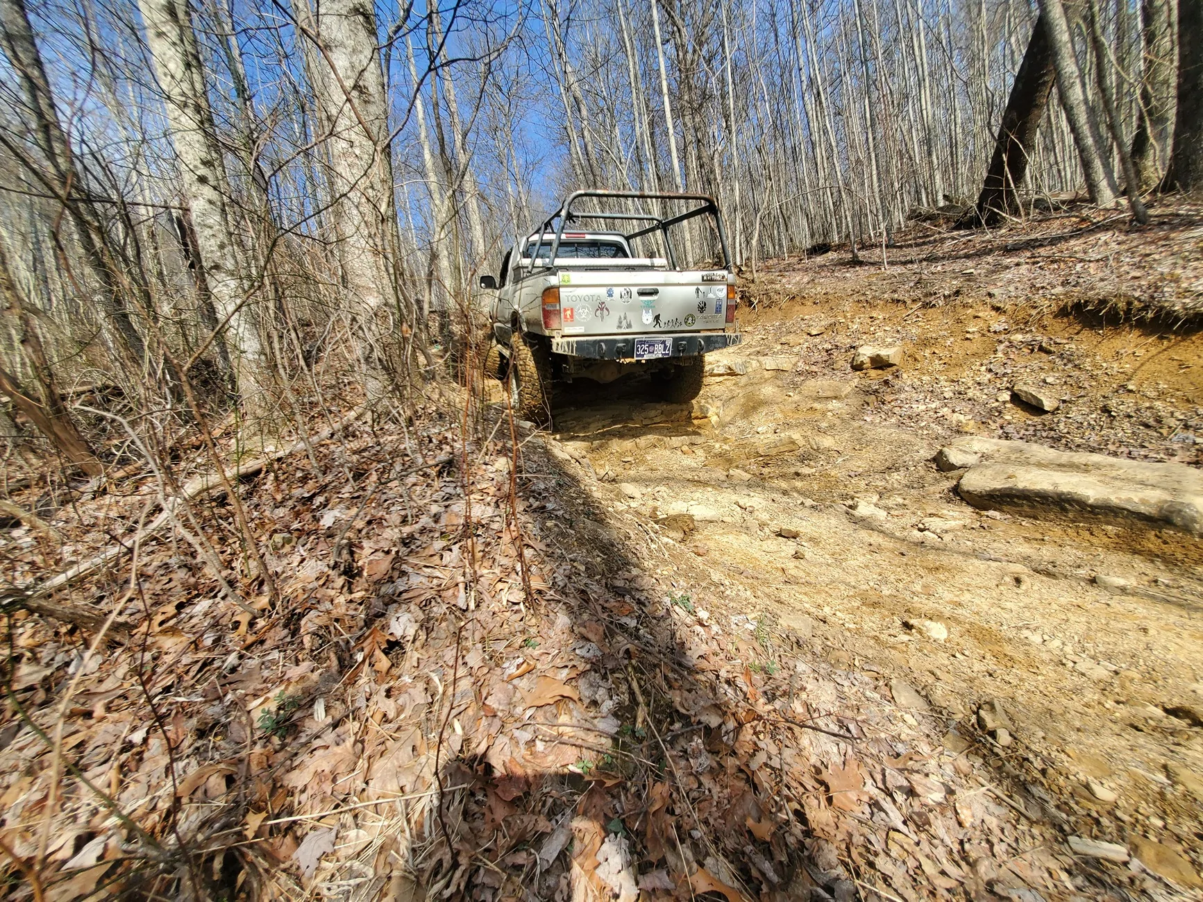 Ford Bronco Flinging into spring run in Windrock 3/21/26 20260321_105215