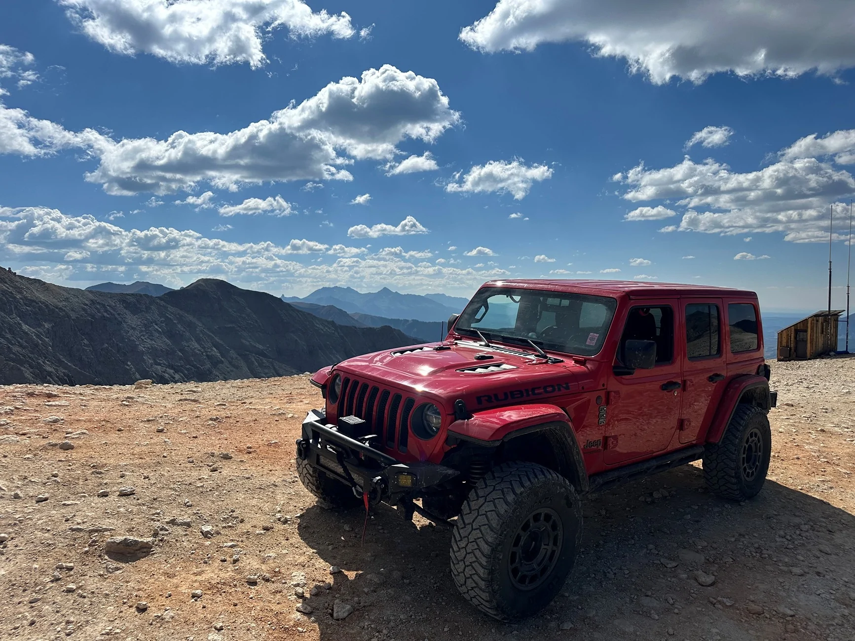 Ford Bronco What’s the best scenery you’ve come across on the trail? Imogene Summit