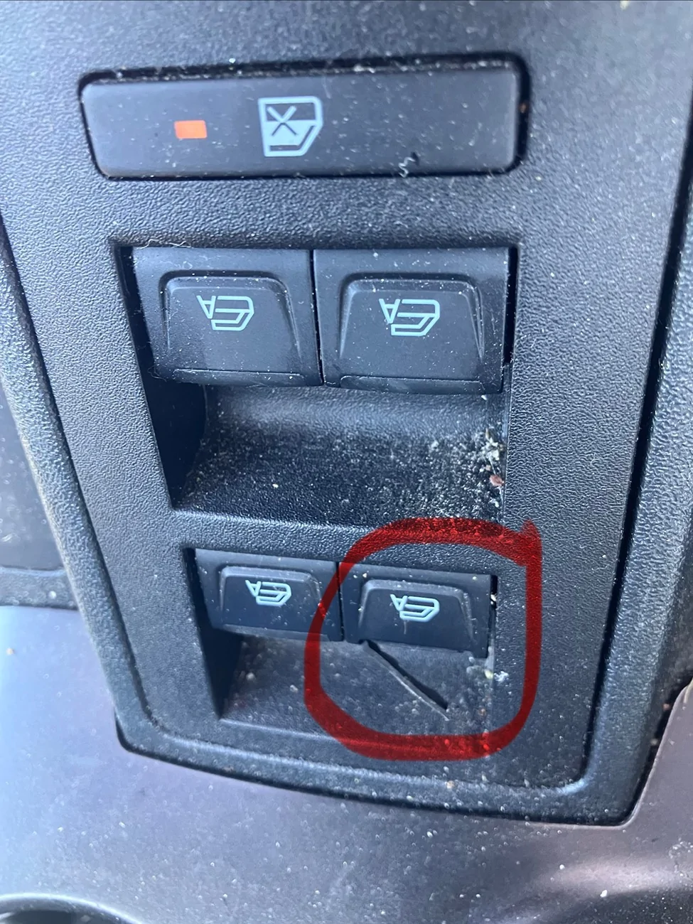 Ford Bronco Window switch trim IMG_4450