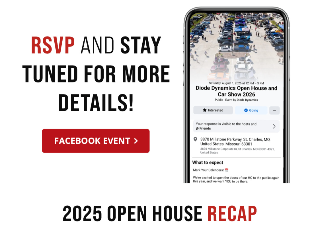 Ford Bronco Save The Date | Diode Dynamics Open House & Car Show | August 1st, 2026 a9VnJd2
