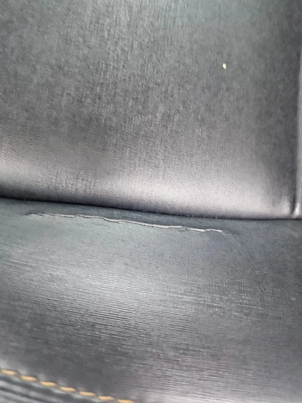 Ford Bronco Marine grade vinyl not holding up. Have a couple rips starting 20260217_083817