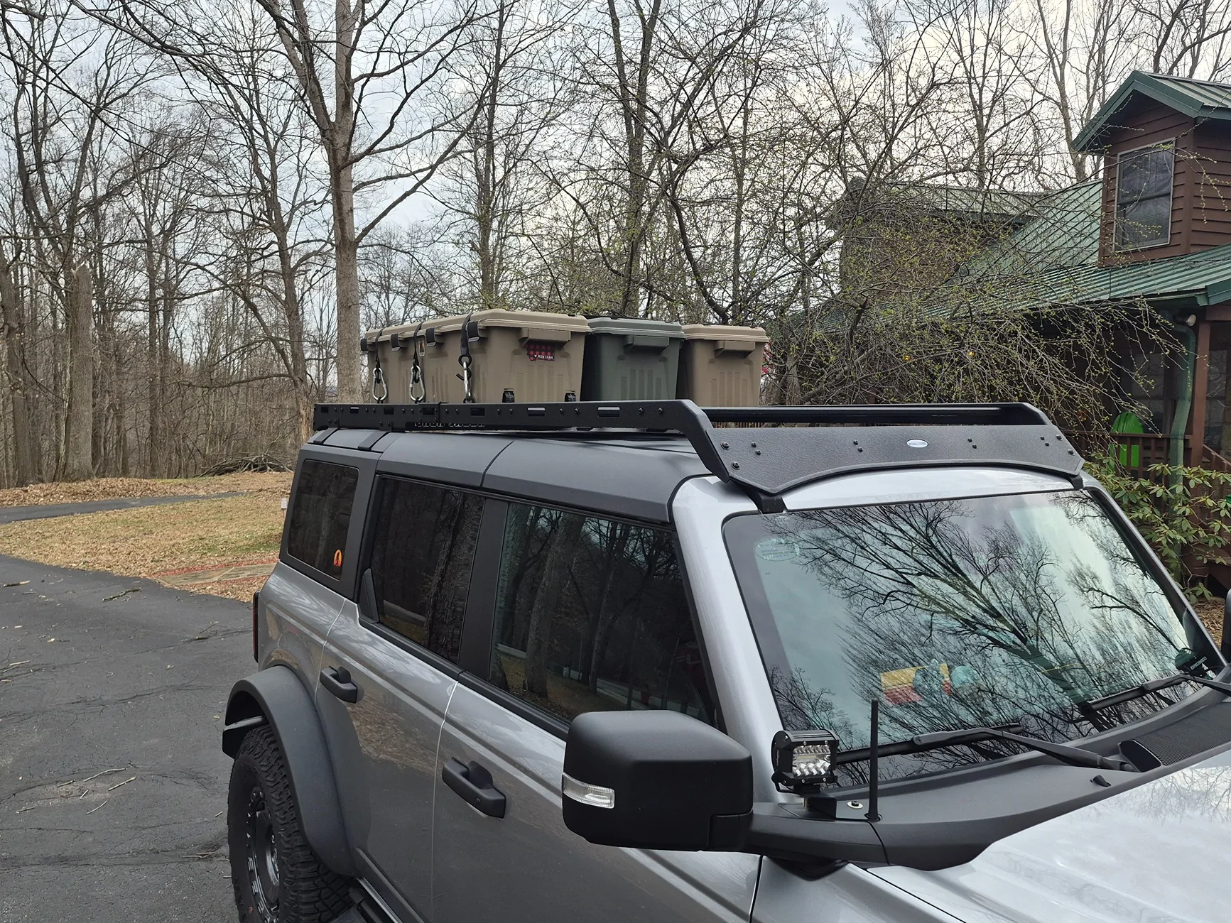 Ford Bronco Swing away cargo carrier that fits with 35s 133