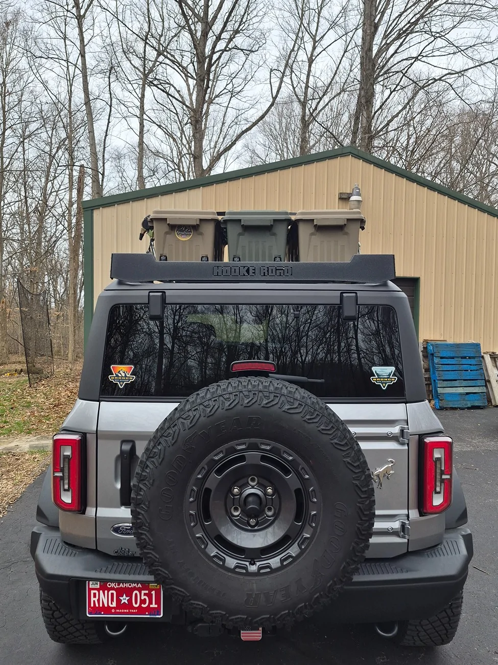 Ford Bronco Swing away cargo carrier that fits with 35s 134