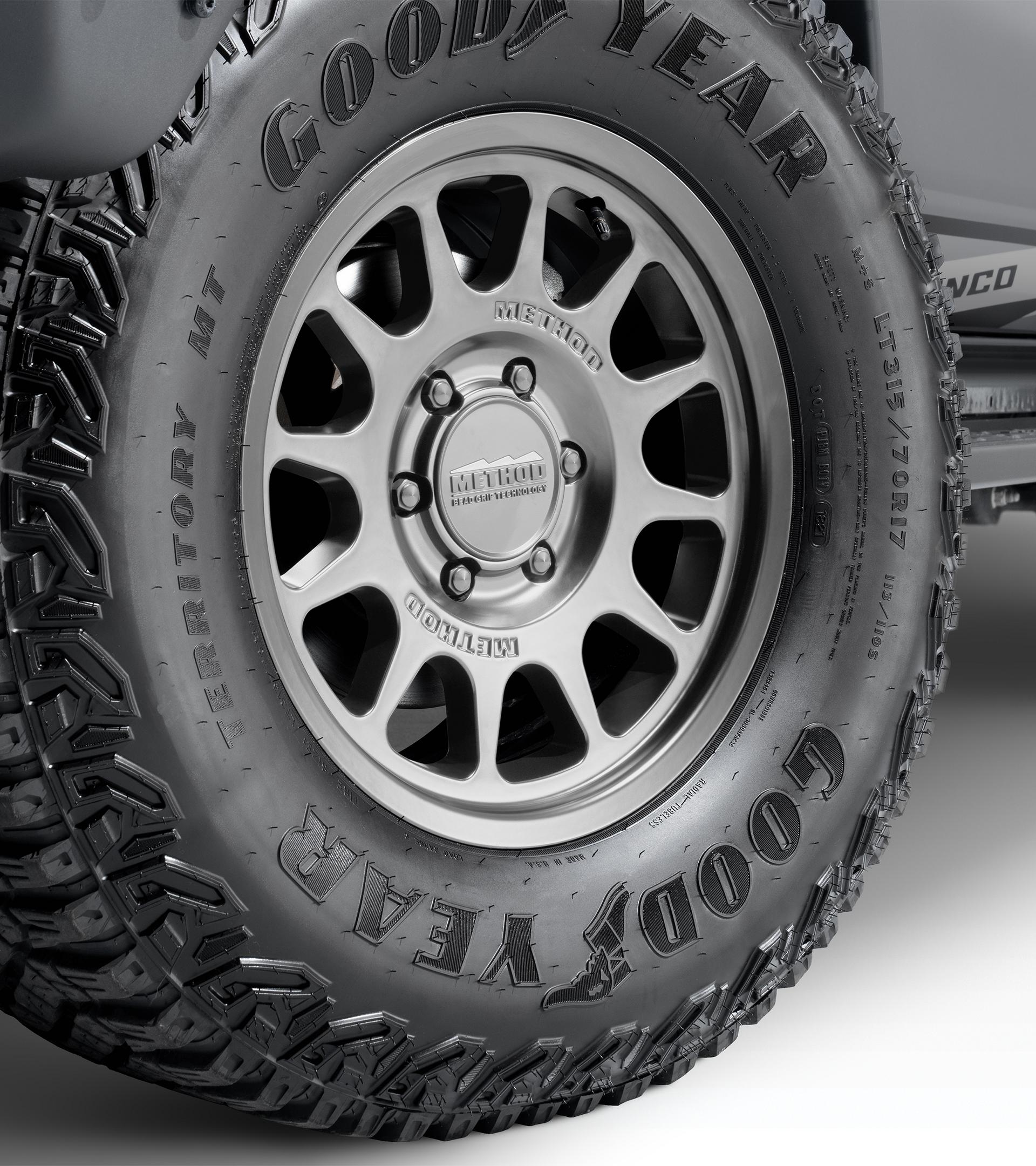 Ford Bronco Dark Trail Series Titanium Package For Bronco BRNC_DRK-GREY_OBX_LUGNUT