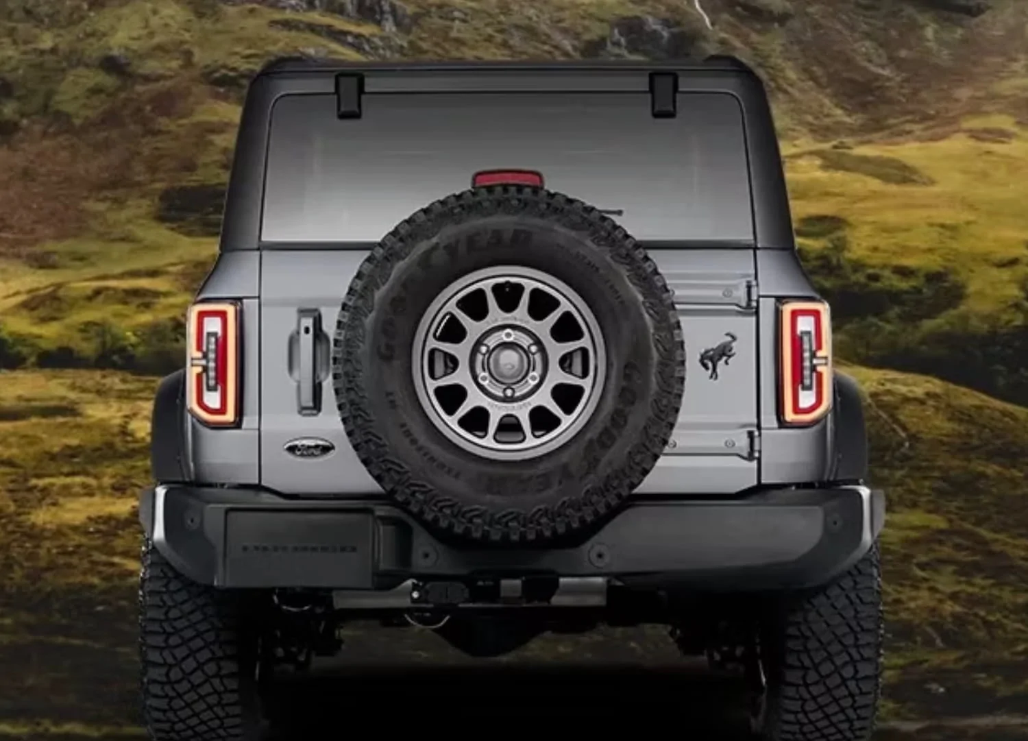 Ford Bronco Dark Trail Series Titanium Package For Bronco Ford-Custom-Garage-Ford-Dark-Bronco-Trail-Series-Titanium-Package-Exterior-002-Rear