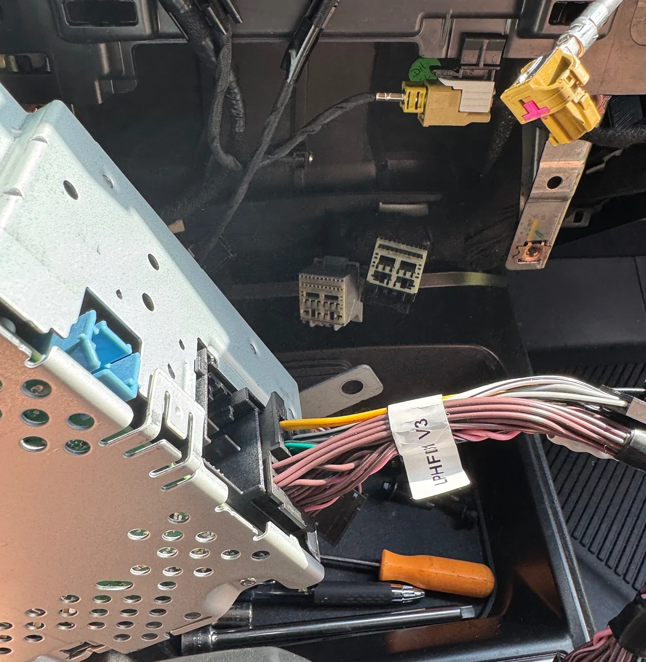 Ford Bronco Audio Upgrade for 2021 Base 6-speaker: add a center channel and get HD Radio? Detailing the ACM from a B&O Bronco IMG_6737