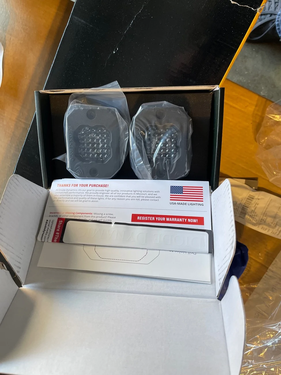 Ford Bronco Diode Dynamics Stage Series C1R White Flood Flush Mount LED Pod (pair) $ 250 OBO- New IMG_5040