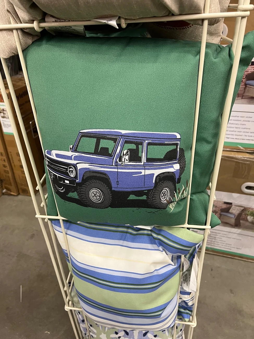 Ford Bronco Outdoor pillow IMG_7820