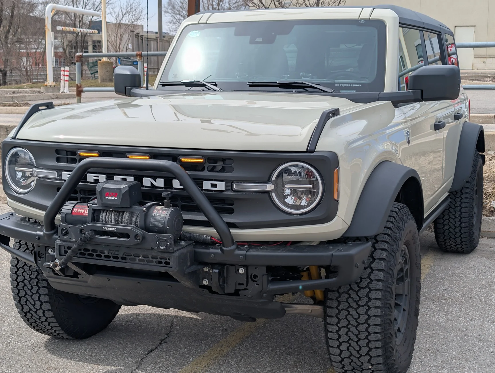 Ford Bronco How is everyone running the winch wiring? 2294