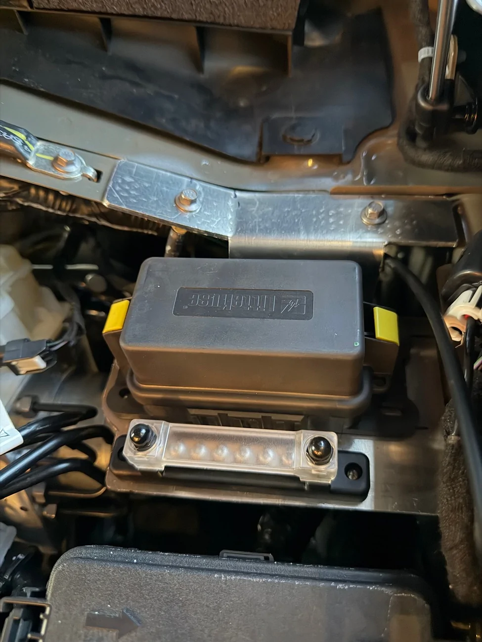 Ford Bronco Engine bay wiring for accessories (including ARB brushless twin) w/ SAPS and power distribution module (PDM) - my custom DIY IMG_0572
