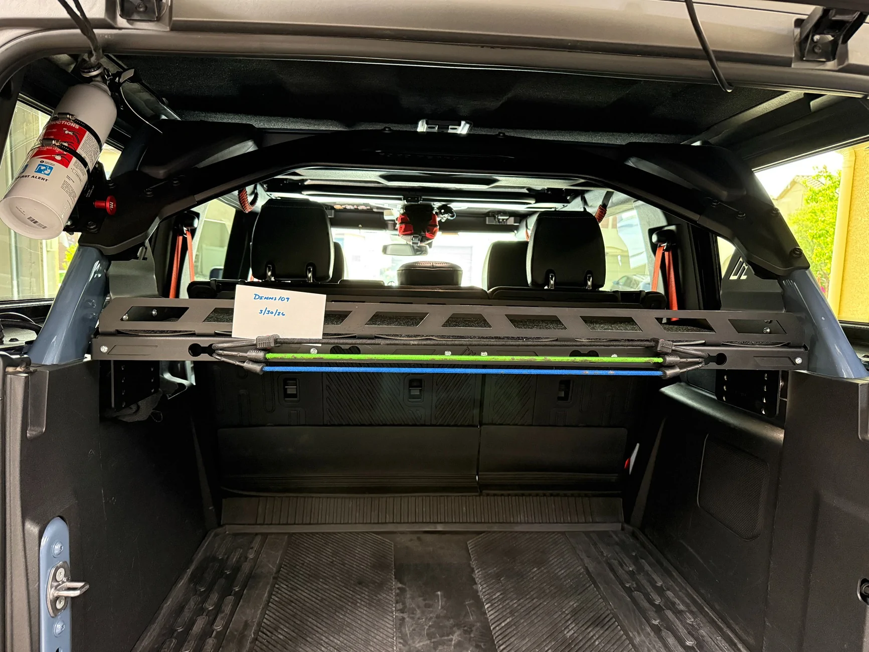 Ford Bronco American Adventure Labs Cargo Shelf- Raptor Mount IMG_2836