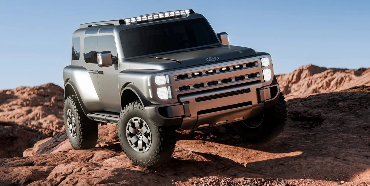 Ford Bronco Hyundai Boulder Concept debuts as Bronco fighter (not April Fool's joke) HE02-JyWUAAlcst