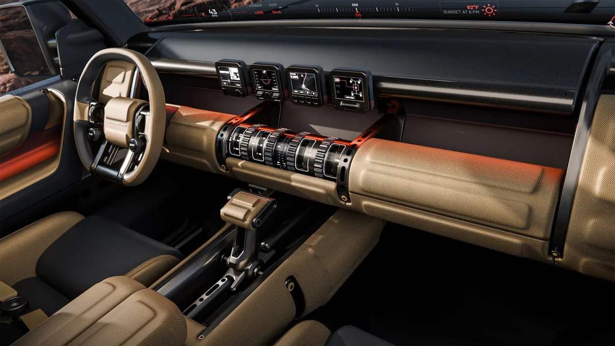 Ford Bronco Hyundai Boulder Concept debuts as Bronco fighter (not April Fool's joke) hyundai boulder concept interior 2