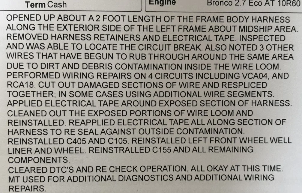 Ford Bronco Pre-Collision Assist not Available / Hill Start Assist Warning / Goat Mode Unavailable ford-warranty