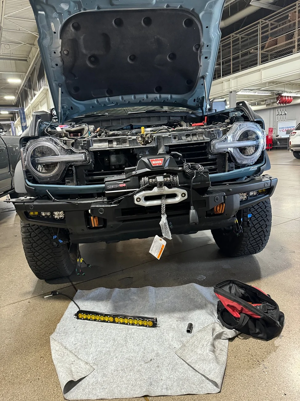 Ford Bronco Pics of your front bumper and winch set up IMG_4807