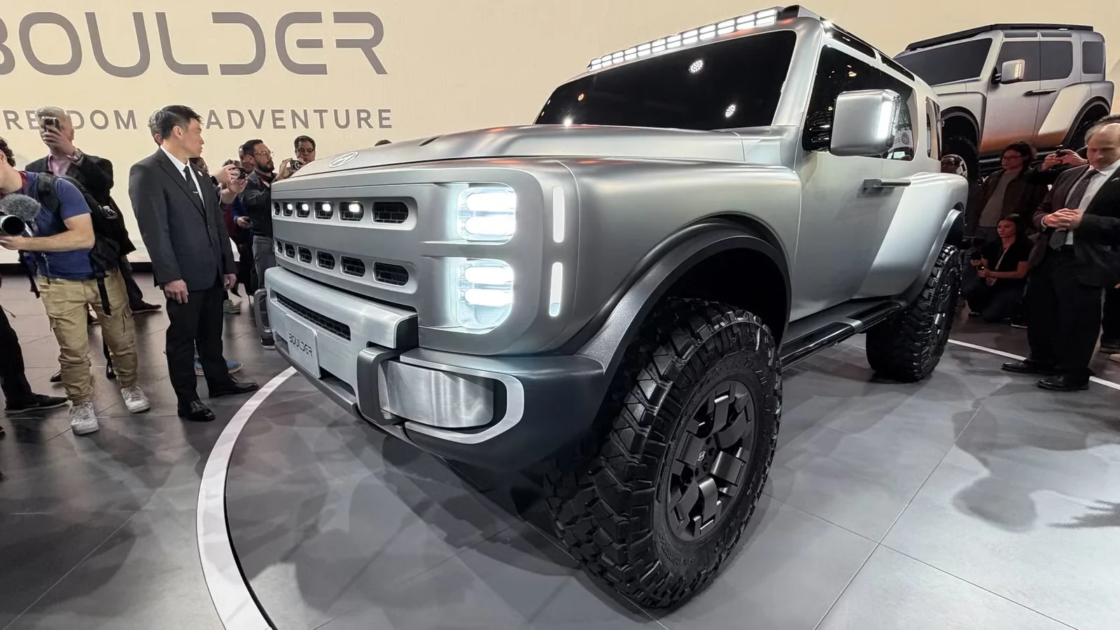 Ford Bronco Hyundai Boulder Concept debuts as Bronco fighter (not April Fool's joke) hyundai-boulder-concept-live-image-7