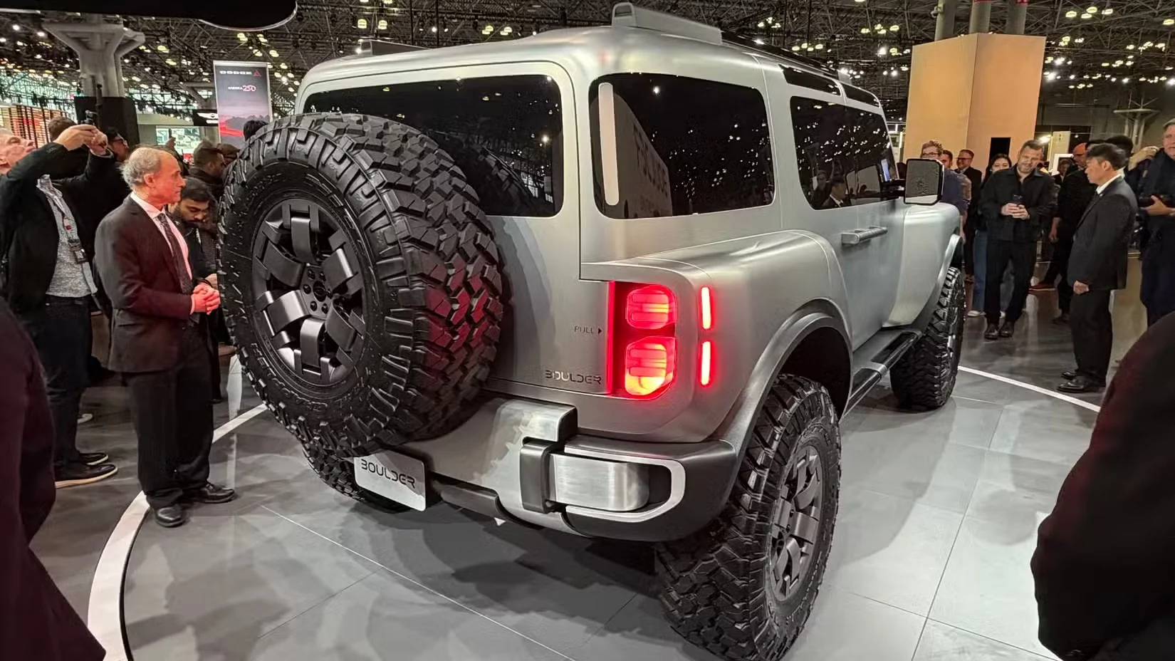 Ford Bronco Hyundai Boulder Concept debuts as Bronco fighter (not April Fool's joke) hyundai-boulder-concept-live-image-rear