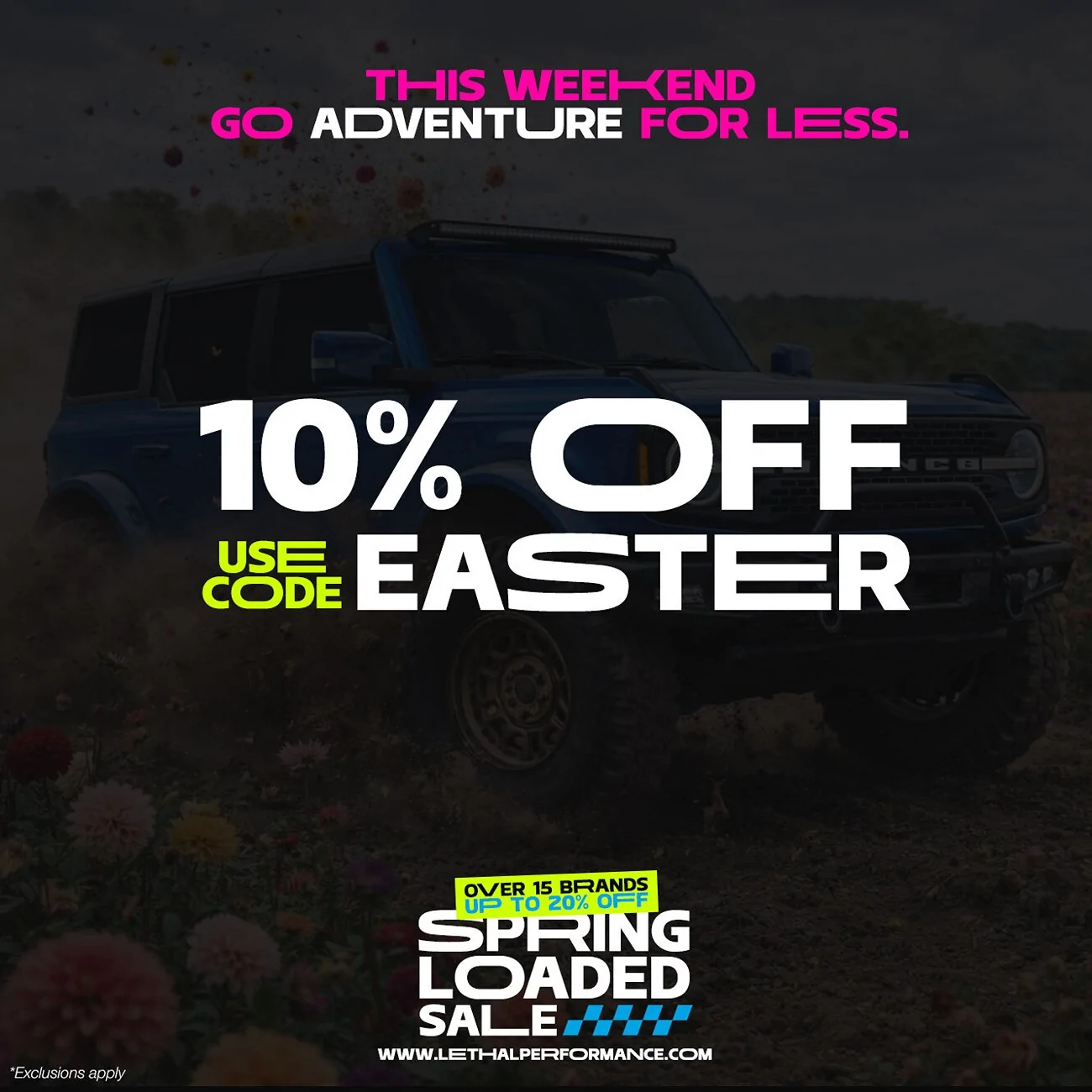 Ford Bronco Sitewide Sale is LIVE NOW! - Use code "EASTER" easter6_bronco